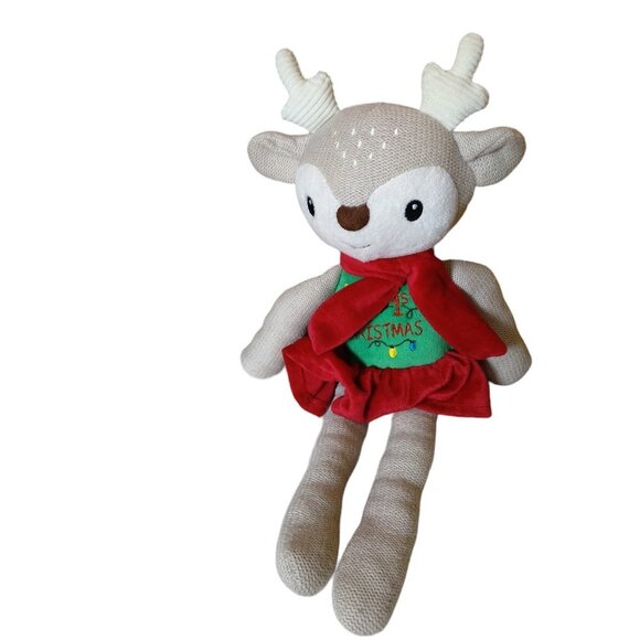 Spark Create Imagine Other - Spark Create Imagine 16" My First Christmas Reindeer Plush Crinkle Rattle CB4